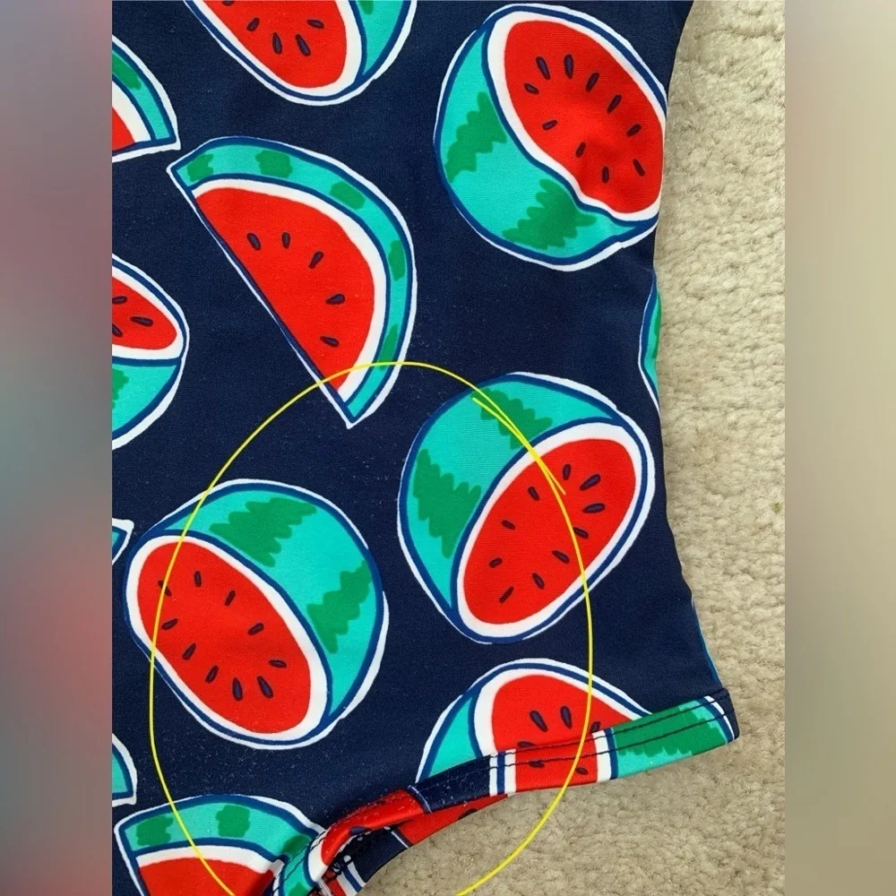 Hanna Andersson Size 90, 3T, Watermelon Print One Piece Swimsuit